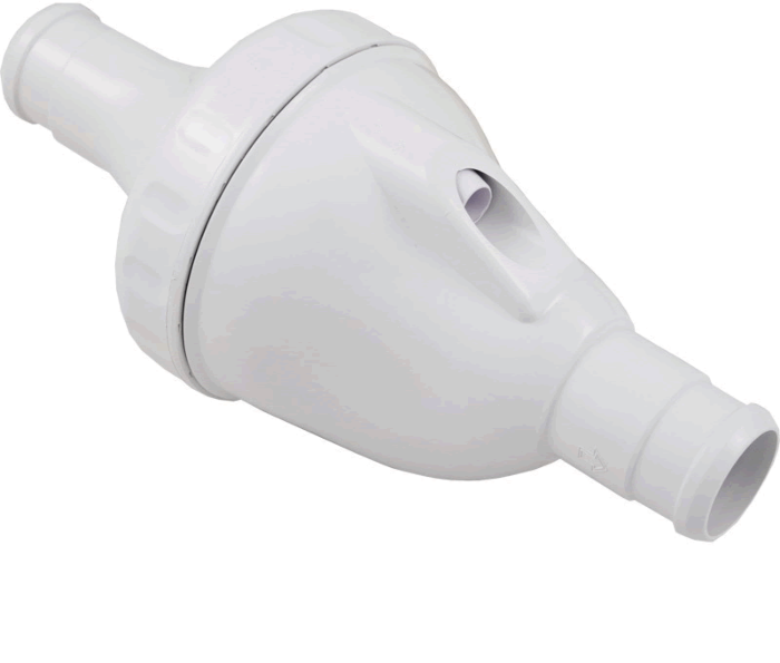 BACK UP VALVE 360 WHITE